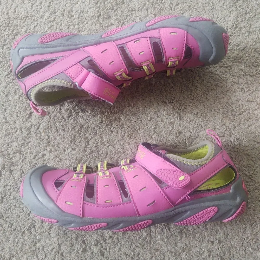 Sperry Top-Sider Wet Tech Fisherman Sandal Hot Pink Girls Size 4 PRE-OWNED